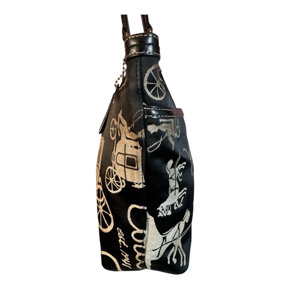 Coach Y2K City Zip Horse & Carriage Tote Bag EUC - Picture 5 of 16